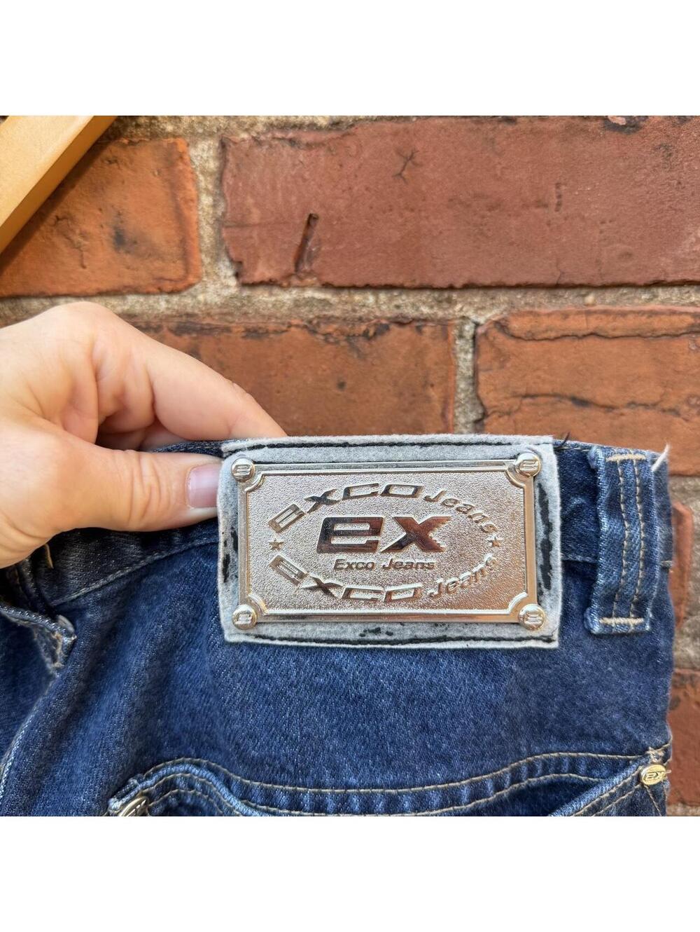 Vintage exco big pocket jeans 00s 34x32 - Picture 8 of 8